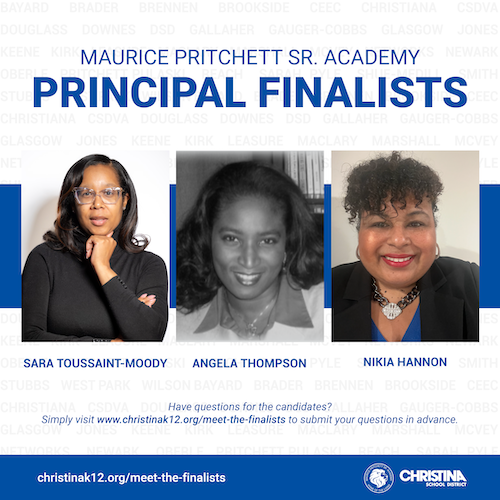 FInalists for the Maurice Pritchett Sr Academy Principal Search